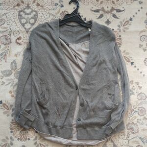 lululemon athletica Gray Cardigan